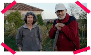 Stefanie und Ruedi Baumann in einer Szene des Kinofilms "Wir Erben".