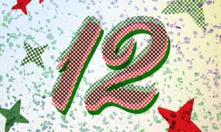 Adventskalender Lametta für alle Türchen 12